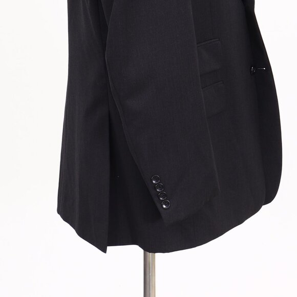 Jones New York 44R Gray Solid 2-Button Sport Coat Blazer Jacket B798 - Picture 8 of 11